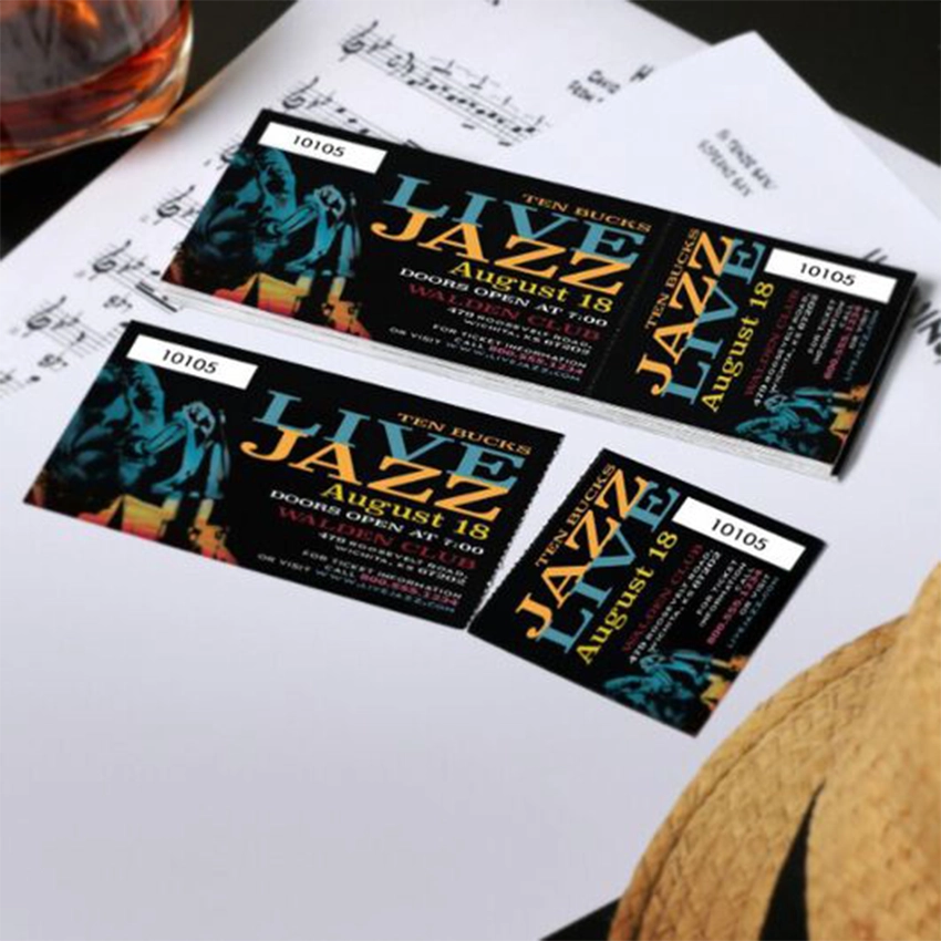 Custom Printed Tickets 2