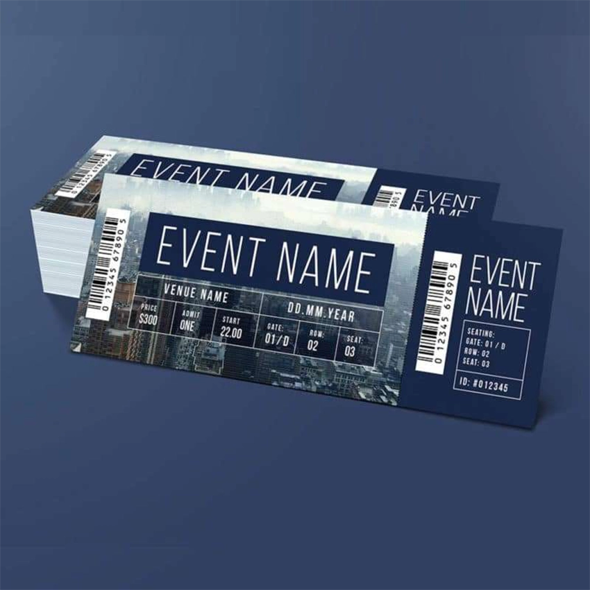 Custom Printed Tickets 5