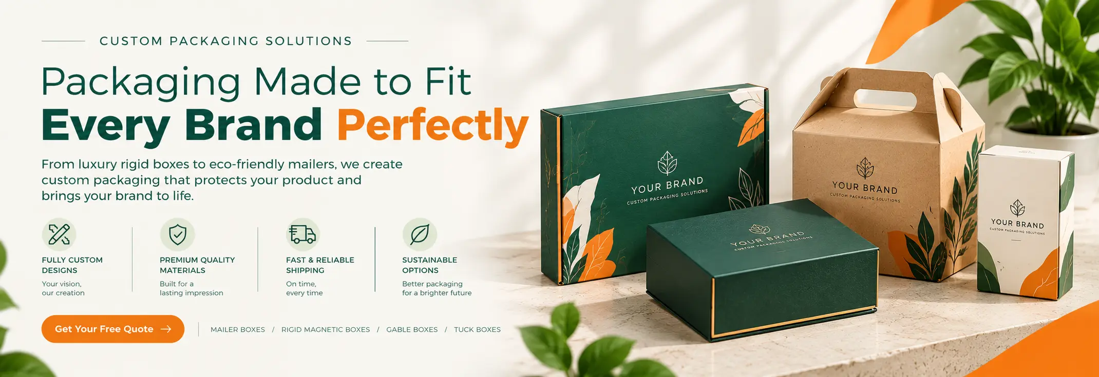 packaging banner